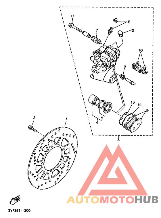 Задний суппорт