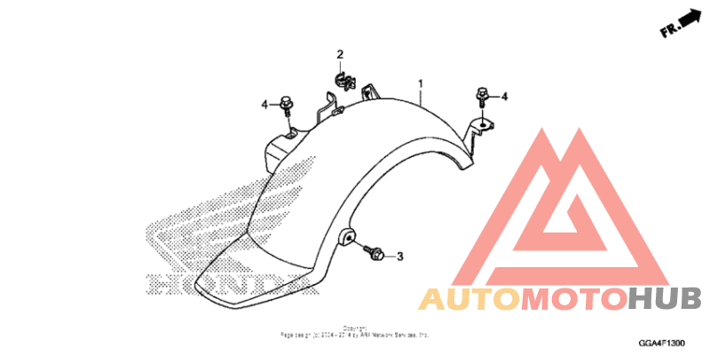 Задний бампер