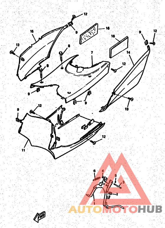 Support & repose pied