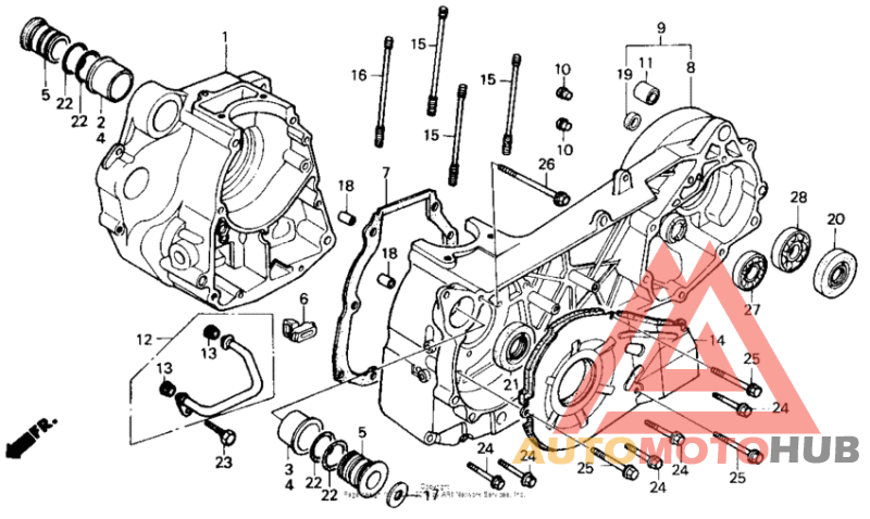 Картер двигателя