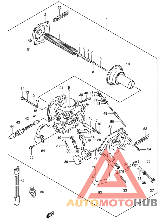 Carburetor assy
