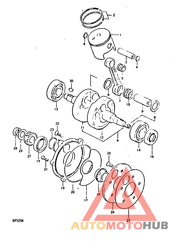 Вал коленчатый