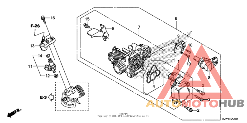 Throttle body + fuel injector
