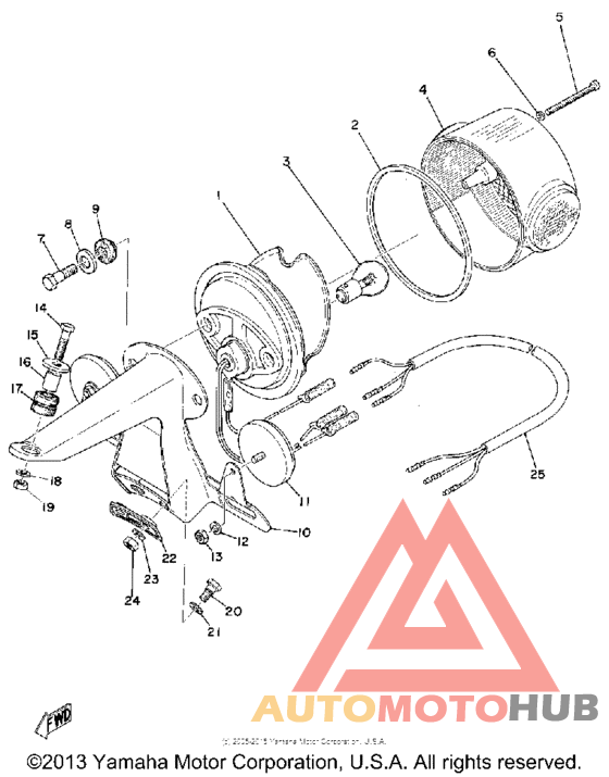Задний фонарь
