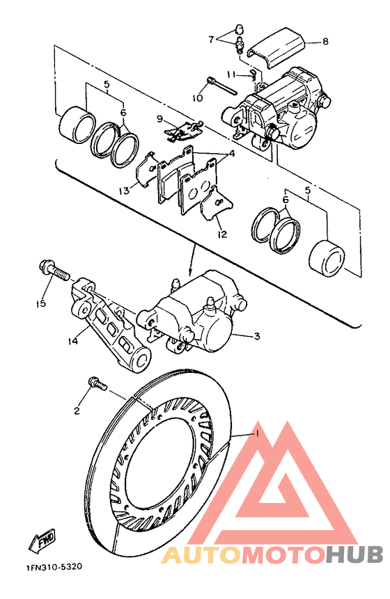Задний суппорт