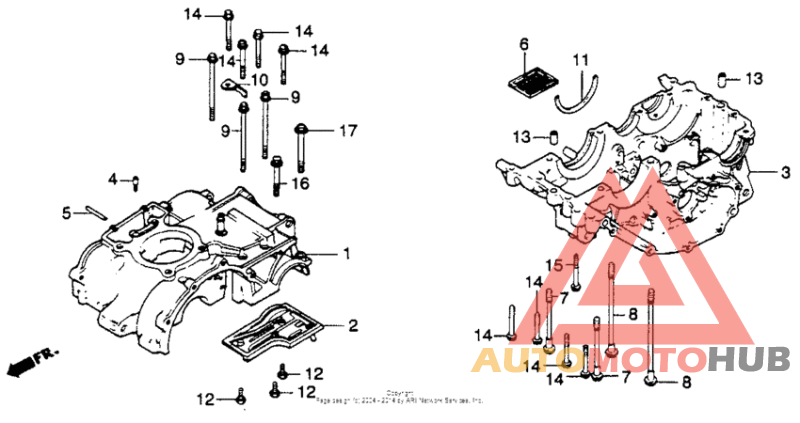 Alternator + crankcase 82-83