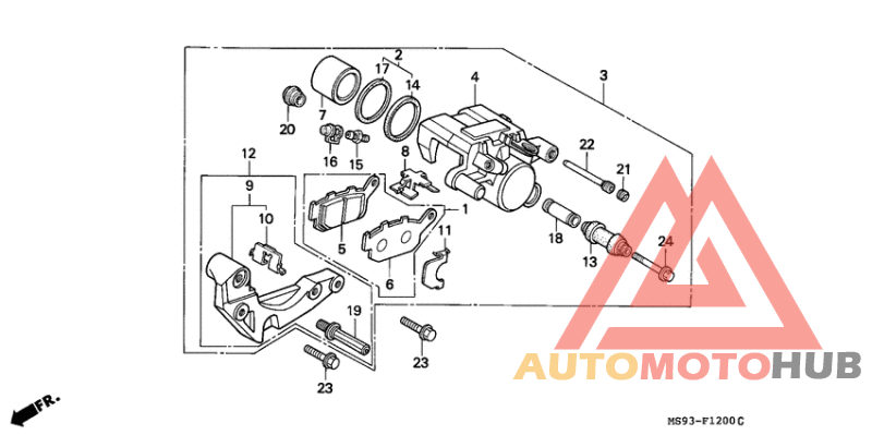 Задний суппорт