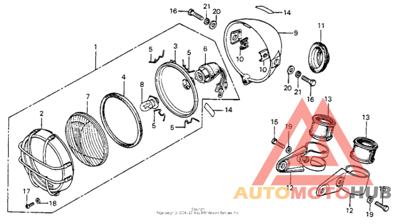 Headlight + headlight case k