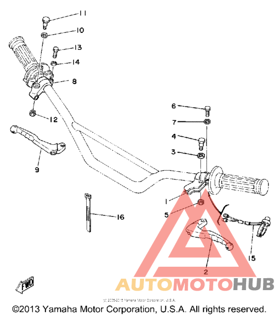 Handle switch - lever