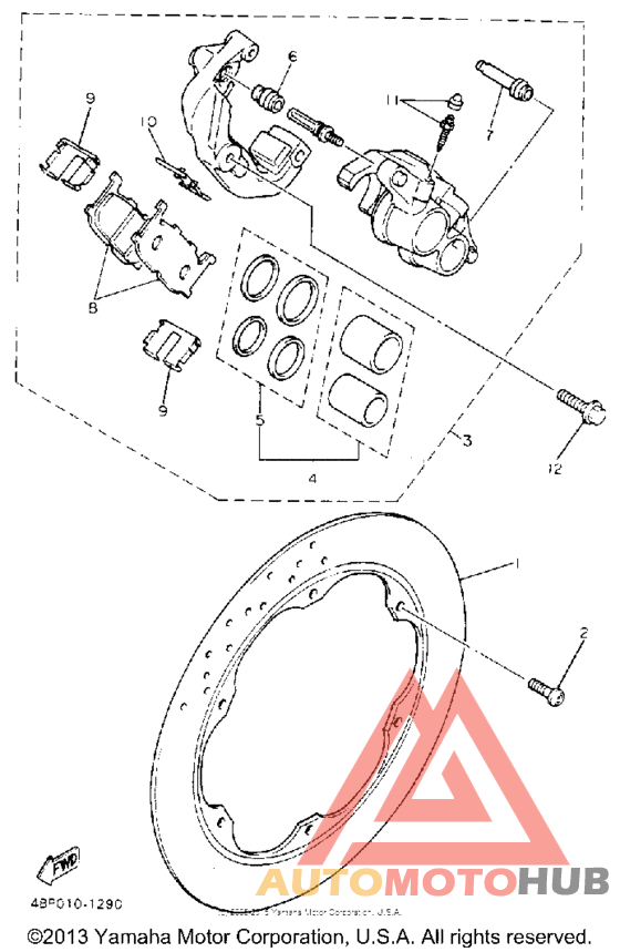 Передний суппорт
