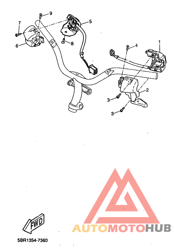 Handle switch. lever