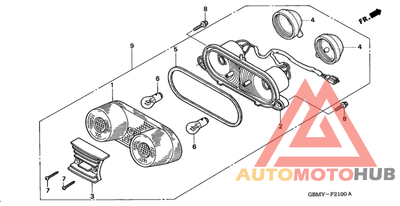Taillight unit ass`y