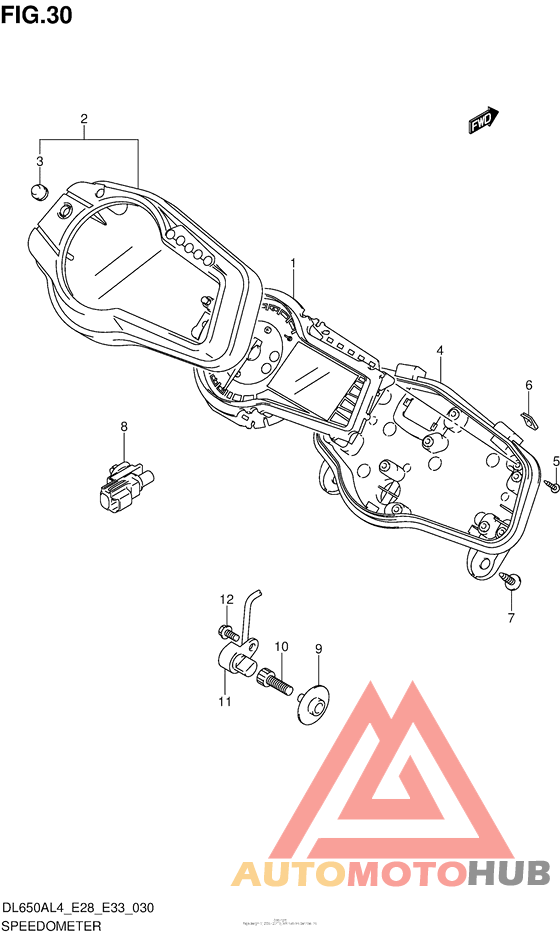 Speedometer (Dl650Al4 E33)