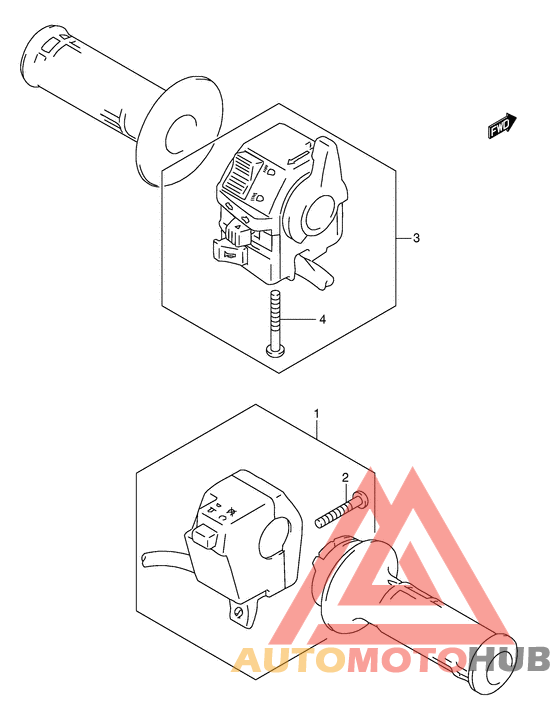 Рулевой переключатель