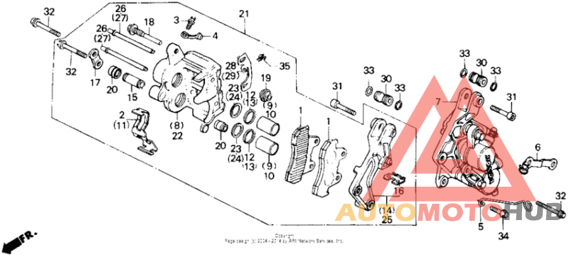 Передний суппорт