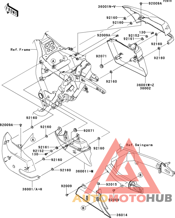 Side covers/chain cover(1/2)