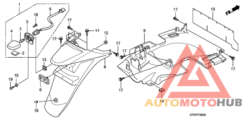 Заднее крыло