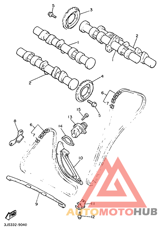 Camshaft. chain