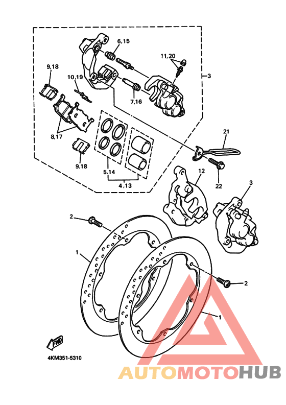 Передний суппорт