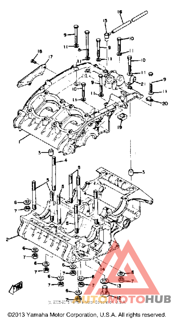 Картер двигателя