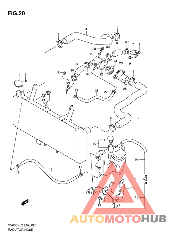 Радиатор hose