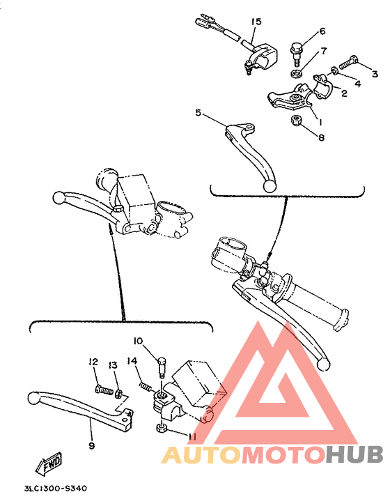 Handle switch. lever