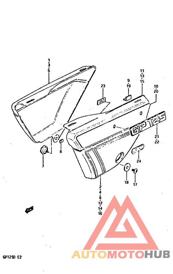 Обтекатель задний