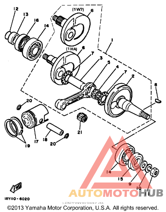 Коленвал,поршни