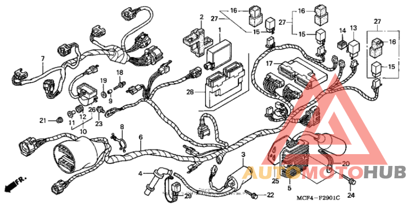 Wire harness (rr.)