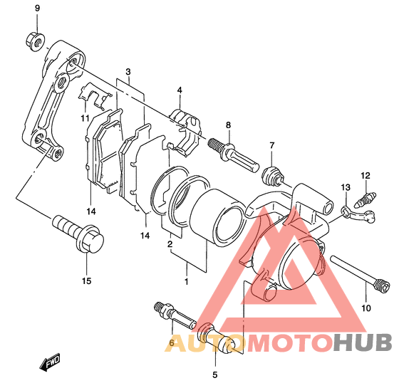 Передний суппорт