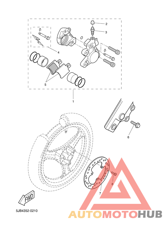 Передний суппорт
