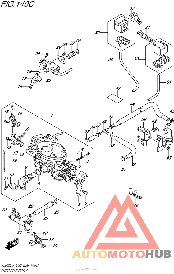 Throttle Body (Vz800L5 E33)