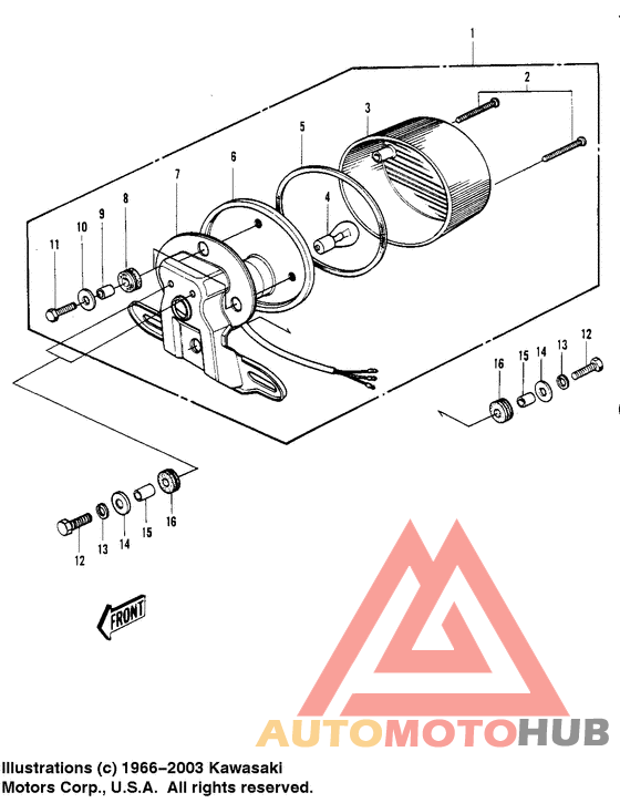 Taillight unit ass`y