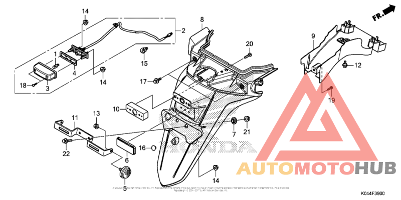Задний бампер