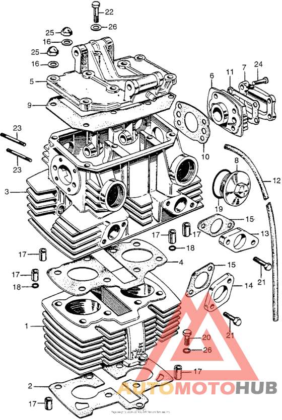 Цилиндр и головка цилиндра
