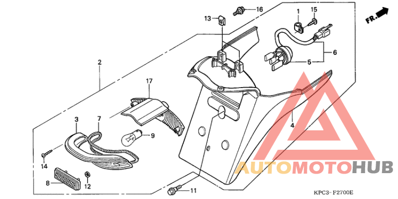 Taillight unit ass`y