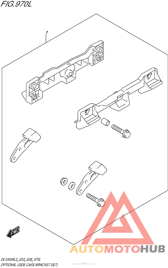 Optional (Side Case Bracket Set)