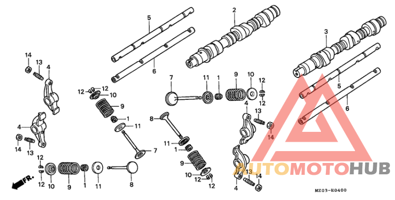 Распред вал/клапана