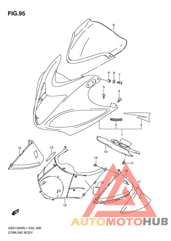 Cowling body