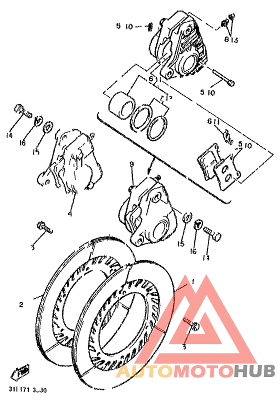 Передний суппорт