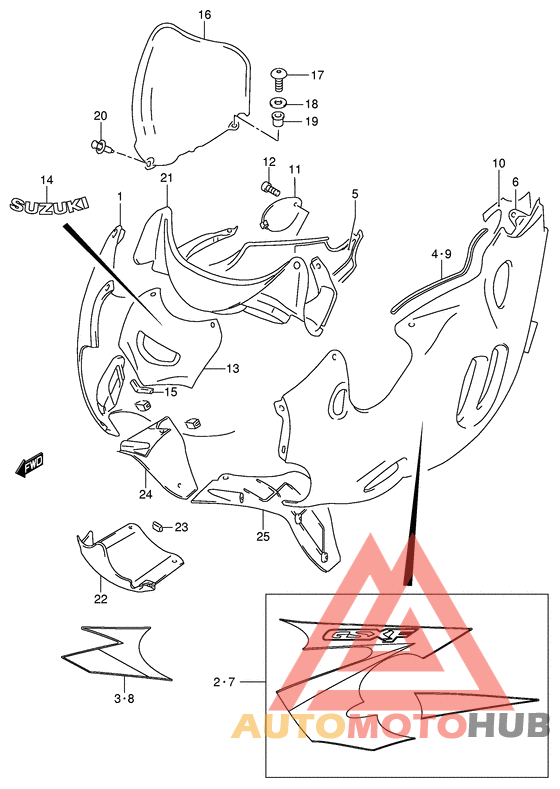 Cowling body