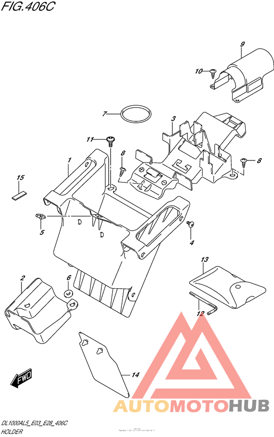 Holder (Dl1000Al5 E33)
