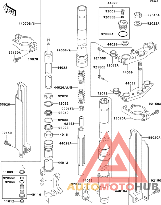 Front fork(1/2)