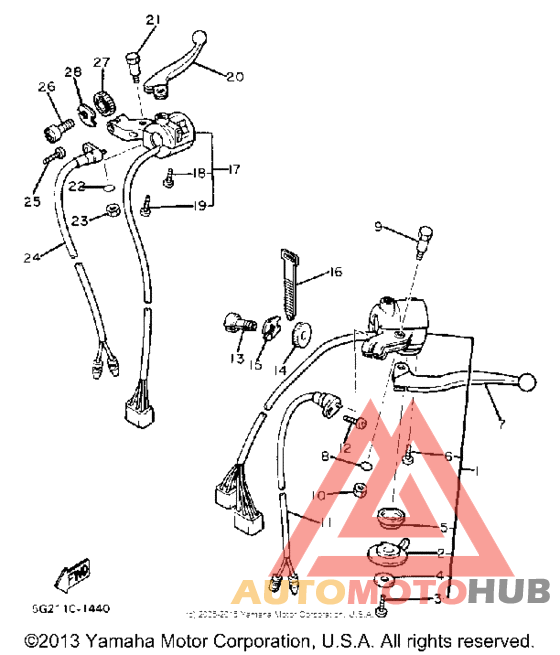 Handle switch-lever