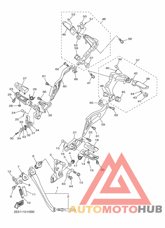Support & repose pied
