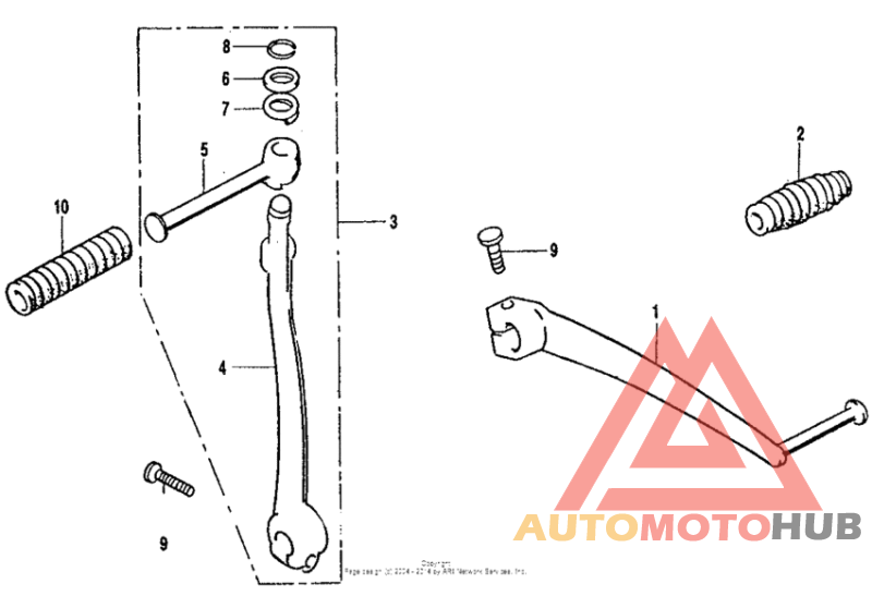 Change pedal + kick arm
