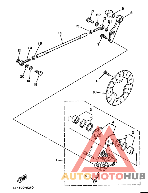 Задний суппорт