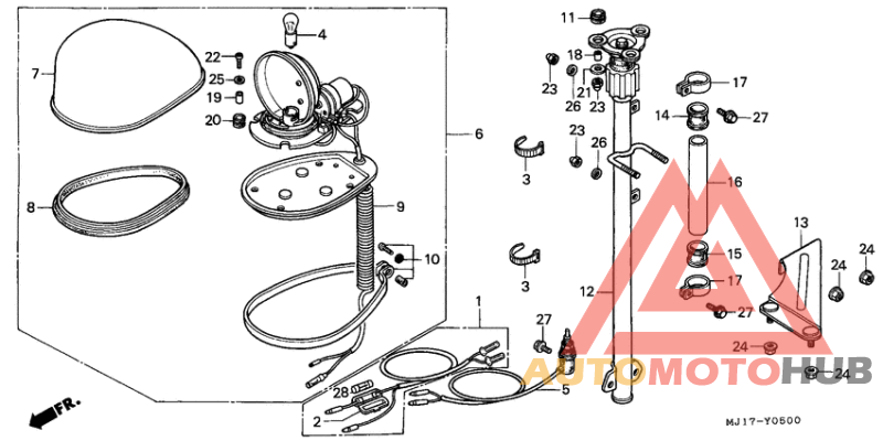 Rotary beam