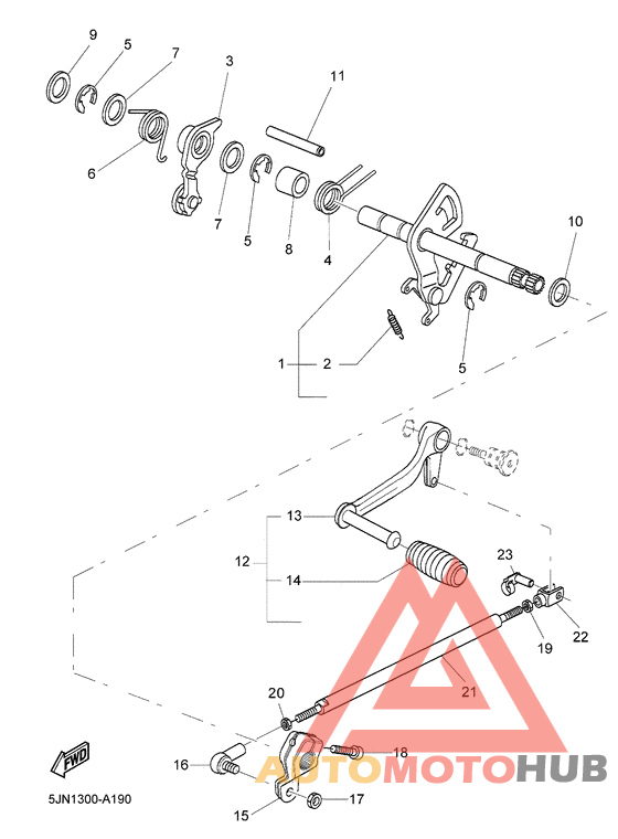 Вал переключения