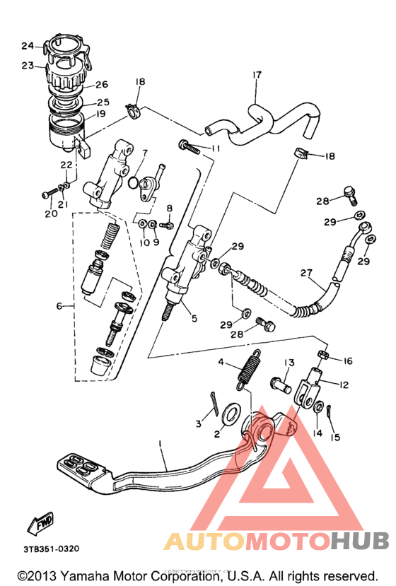 Задний торм цилиндр